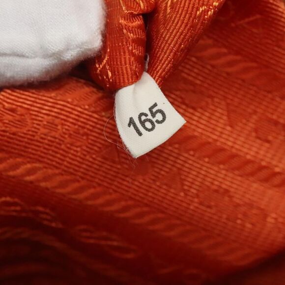 Prada Tessuto Orange Synthetic Shoulder Bag (Pre-Owned) - Picture 13 of 16